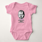 Waarom houdt oma meer van me dan jij? grap romper (Voorkant)