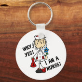 Waarom ik een verpleegster ben sleutelhanger (Voorkant)