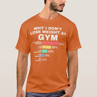 WAAROM IK GEEN GEWICHT VERLIES IN DE SPORTZAAL T-SHIRT