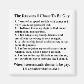 Waarom ik homo ben magneet (Voorkant)