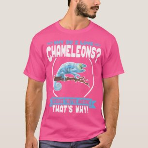 Waarom ik hou van kameleons Geweldige huisdier kam T-shirt