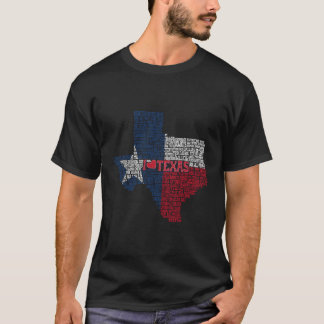 Waarom ik hou van Texas typografisch ontwerp T-shirt