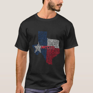 Waarom ik hou van Texas typografisch ontwerp T-shirt
