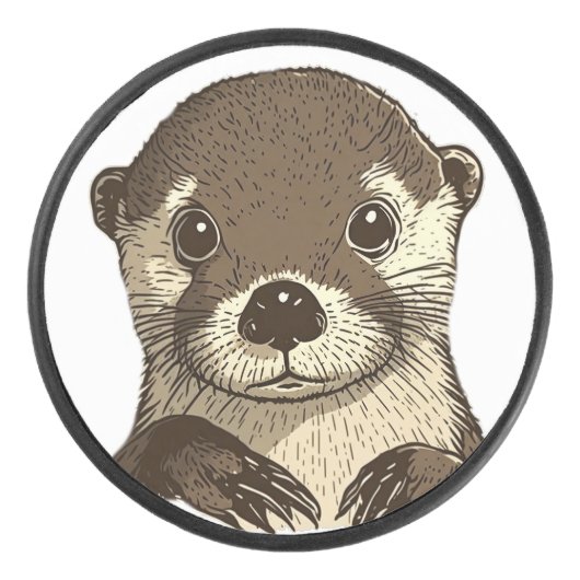 Waarom ik stem hockey puck (Voorkant)