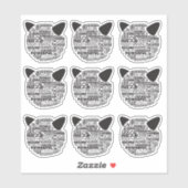 Waarom ik van FreeBSD houd 25th Anniversary Vinyl Sticker (Vel)