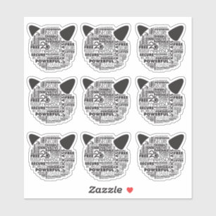 Waarom ik van FreeBSD houd 25th Anniversary Vinyl  Sticker