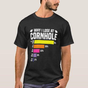 Waarom ik verlies bij Cornhole speler T-shirt