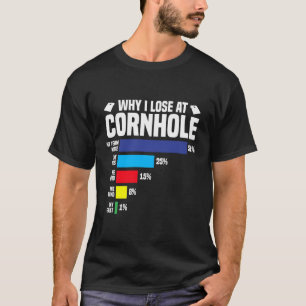 Waarom ik verlies bij Cornhole speler T-shirt