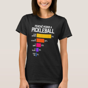 Waarom ik verlies bij Pickleball Excuses Picklebal T-shirt