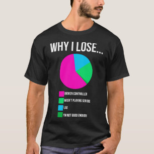 Waarom ik verlies, cadeau voor gamers, cadeau voor t-shirt