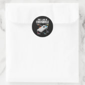 Waarom ik verlies in het gat ronde sticker (Tas)