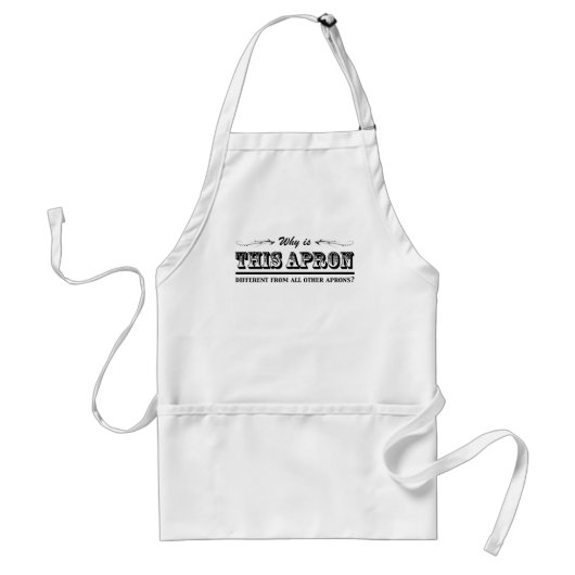 Waarom is dit plan anders? standaard schort (Voorkant)