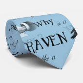 "Waarom is een Raven als een schrijfbureau?" Strop Stropdas (Opgerold)