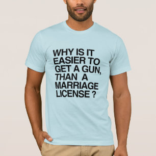 WAAROM IS HET MAKKELIJKER OM EEN WAPEN TE KRIJGEN  T-SHIRT
