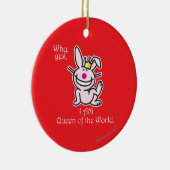 Waarom ja keramisch ornament (Rechts)