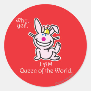 Waarom ja ronde sticker