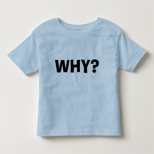Waarom? Kinder Shirts (Voorkant)