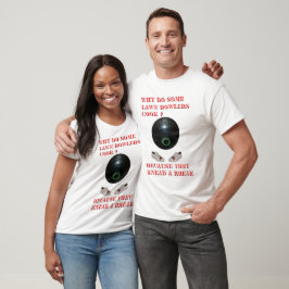 Waarom koken gazonbowlers, grappig t-shirt