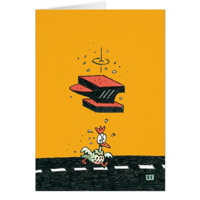 Waarom kruiste de kip de weg? (Voorkant)