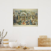 "Waarom niet de grens overschrijden?" (1909) Poster (Keuken)