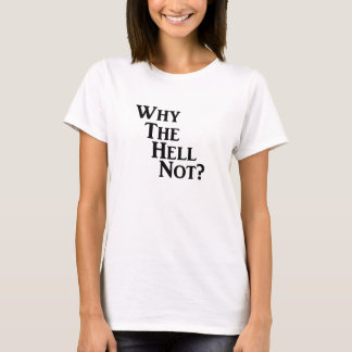 Waarom niet? - Draagtas, licht T-shirt