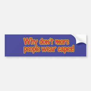 Waarom niet meer mensen kapen draag bumpersticker