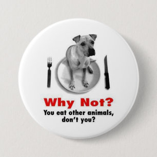 Waarom niet? ronde button 7,6 cm