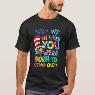 Waarom past u bij autisme Adviseur Pet Kat T-shirt