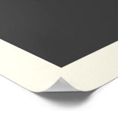 "WAAROM PROBEER JE ZO HARD OM IN TE PASSEN?" POSTE POSTER (Hoek)