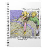 Waarom Scarecrows Divorce Funny Notitieboek (Voorkant)