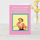 Waarom scheidde ik hem?" kaart (Gele Bloem)