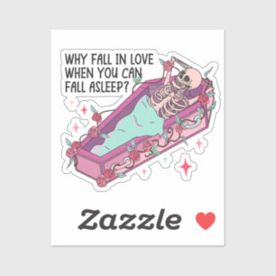 Waarom Verliefd Worden Grappige Anti Valentijn Sticker