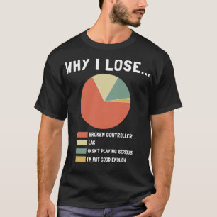 Waarom verlies ik Funny Video Gaming T-shirt
