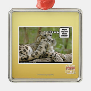 Waarom vinden honden dit zo moeilijk? metalen ornament