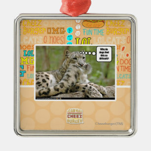 Waarom vinden honden dit zo moeilijk? metalen ornament