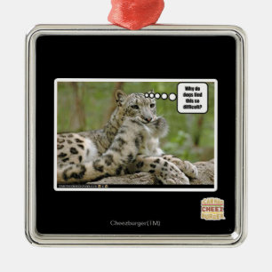 Waarom vinden honden dit zo moeilijk? metalen ornament