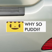 WAAROM ZO PODDI? BUMPERSTICKER (Op auto)