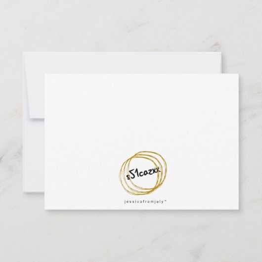 Waarom zou ons dat iets kunnen schelen? RSVP kaartje (Achterkant)