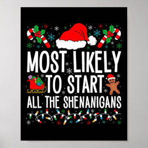 Waarschijnlijk beginnen alle Shenanigans Funny Fam Poster
