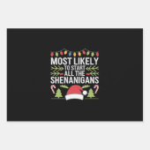 Waarschijnlijk beginnen alle Shenanigans grappig Inpakpapier Vel (Voorkant)