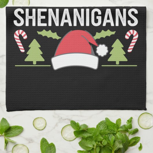 Waarschijnlijk beginnen alle Shenanigans grappig Theedoek (Gevouwen)