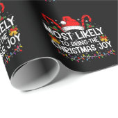 Waarschijnlijk brengt het de kerstvreugde die over cadeaupapier (Rol Hoek)