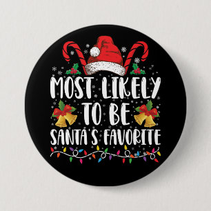Waarschijnlijk de favoriet van Sinterklaas Funny k Ronde Button 7,6 Cm