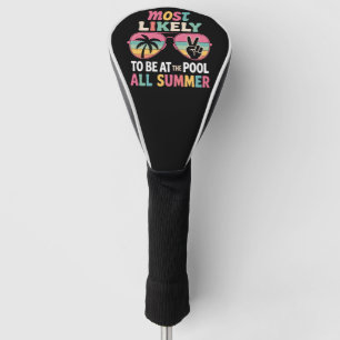 Waarschijnlijk de hele zomer bij het zwembad leraa golfheadcover