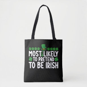 Waarschijnlijk doen ze alsof ze Irish St Patricks  Draagtas