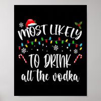 Waarschijnlijk Drink hij al de wodka Christmas Dri