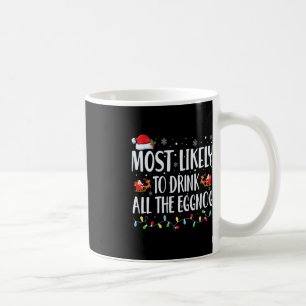 Waarschijnlijk Drink hij alle eierpunch kerst-eier Koffiemok