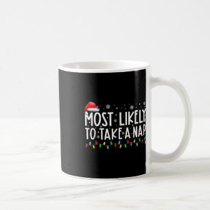 Waarschijnlijk een dutje voor een leuke kerstvakan koffiemok