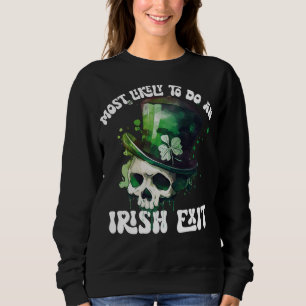 Waarschijnlijk een Ierse afslag schedel St Patrick Trui