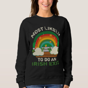 Waarschijnlijk een Ierse Uitgang Doen St Patrick Trui
